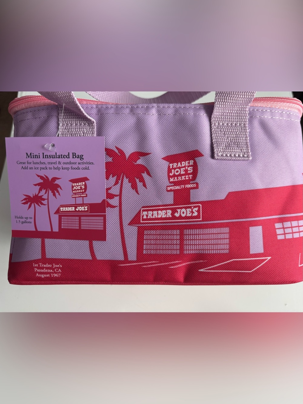 NWT Trader Joe’s Mini insulated bag. Approx measurements as pictured
